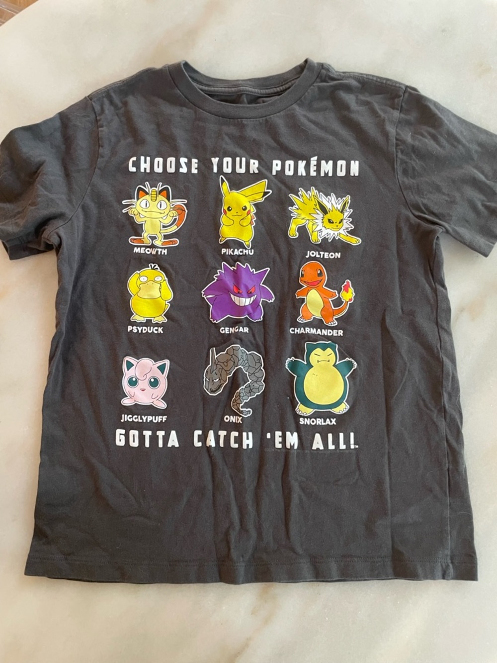 Old Navy Black Pokémon 'Choose Your Pokémon' Graphic Tee